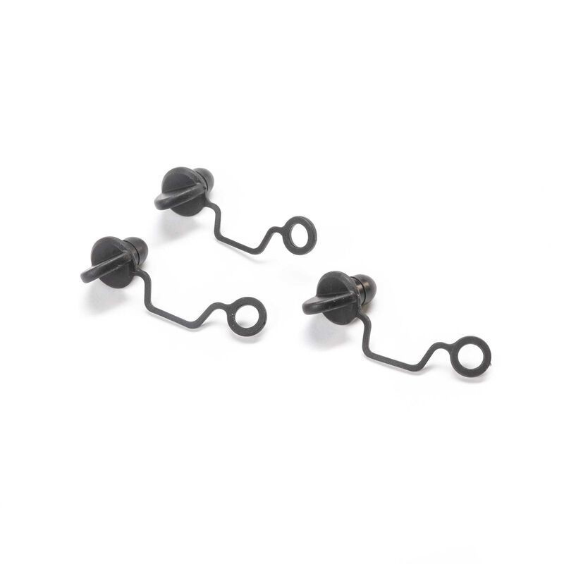 PRB1281 Tethered Drain Plug, Large (3): Pro Boat