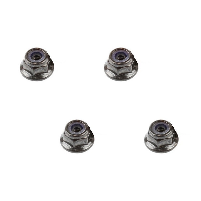 thumbnail image 2 of Arrma 4mm Flange Lock Nuts - 4-Piece Set For RC Car Wheels 2 of 13