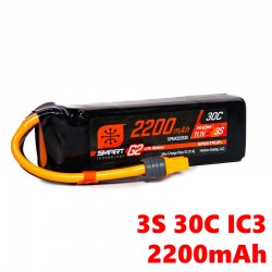 11.1V 2200mAh 3S 30C Smart...