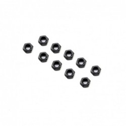 AXI3837 M3 Nut Thin Black (10)