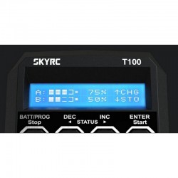 T100 Duo AC Charger (LiPo 2-4s up to 5A - 2x50w)