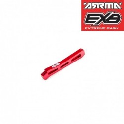 FRONT CENTER CHASSIS BRACE ALUMINUM 98mm (Red)