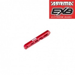 REAR CENTER CHASSIS BRACE ALUMINUM 87mm (Red)