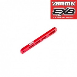 REAR CENTER CHASSIS BRACE ALUMINUM 140mm (Red)