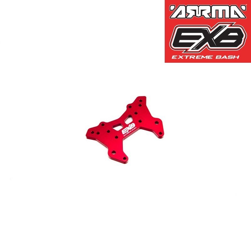 FRONT SHOCK TOWER CNC 7075 T6 ALUMINUM RS (Red)
