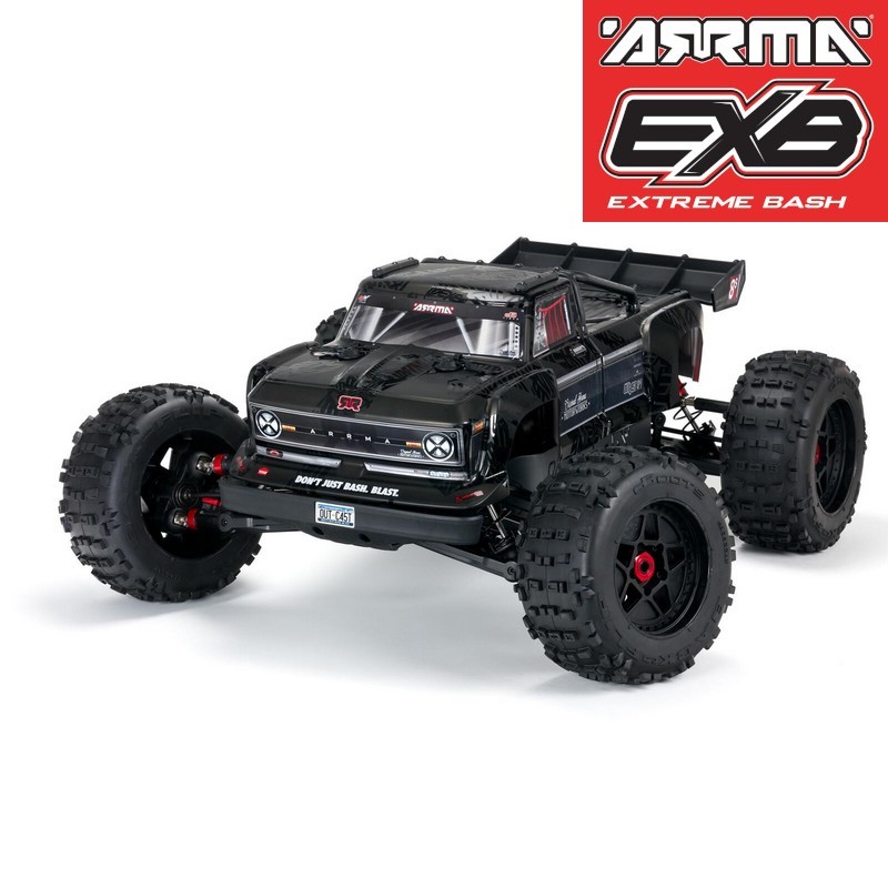 ARRMA 1/5 OUTCAST 4WD EXtreme Bash Roller Stunt Truck, Black