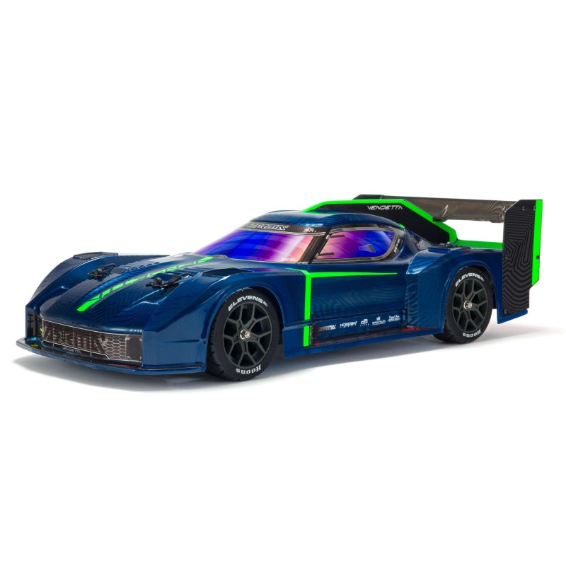 ARRMA VENDETTA 4X4 3S BLX 1/8th Speed Bash Racer Blue