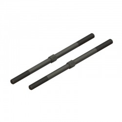 Steel Turnbuckle M6x130mm (Black) (2)