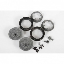 1.9 MW19 Beadlock Wheels - Gray (2pcs)