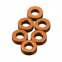 AXA1351 Spacer 2x6mm Orange (6)