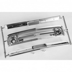 AX31560 67 Chevy C/10 Grille Bumpers Chrome/Black