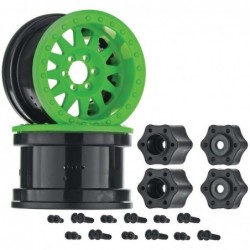 AX31363 2.2 Method Beadlock Wheel IFD Green (2)