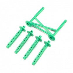 Rear Body Support and Body Posts, Green: LMT