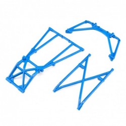 Rear Cage and Hoop Bars, Blue: LMT