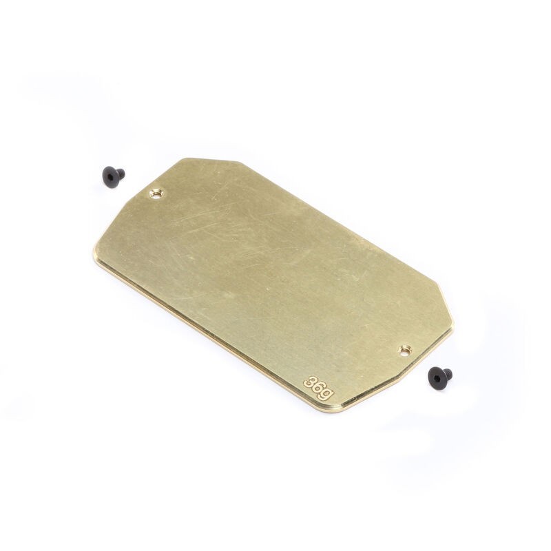 Brass Electronics Mounting Plate, 36g: 22 5.0