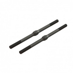 Steel Turnbuckle, M4 x 85mm Black (2)