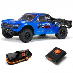 ARRMA 1/10 SENTON 4X2 BOOST MEGA 550 Brushed Short Course Truck RTR with Battery & Charger, Blue