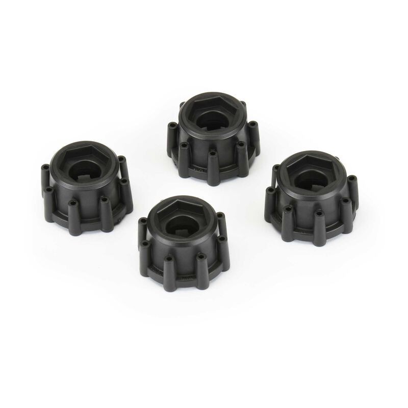 8x32 to 17mm Hex Adapters for 8x32 3.8 Wheels