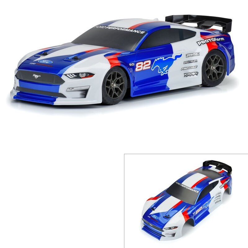 1/8 Ford Mustang Painted Body (Blue): Vendetta