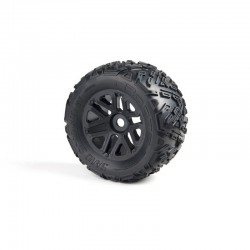 AR550010 Sand Scorpion MT 6S Tire Set Glued Black