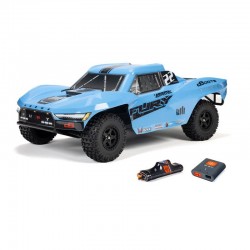 ARRMA 1/10 FURY MEGA 550 2WD Short Course Truck RTR with Battery & Charger, Blue