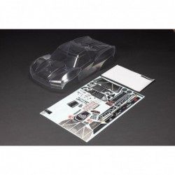 ARA1581 1/10 Clear Body with Decals: FURY 2WD