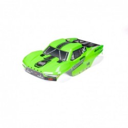 ARA1584 1/10 Clipless Painted Trimmed Body Set with Decals, Green: FURY 2WD