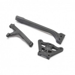 LOS1243  Chassis Brace Set: 8XE RTR